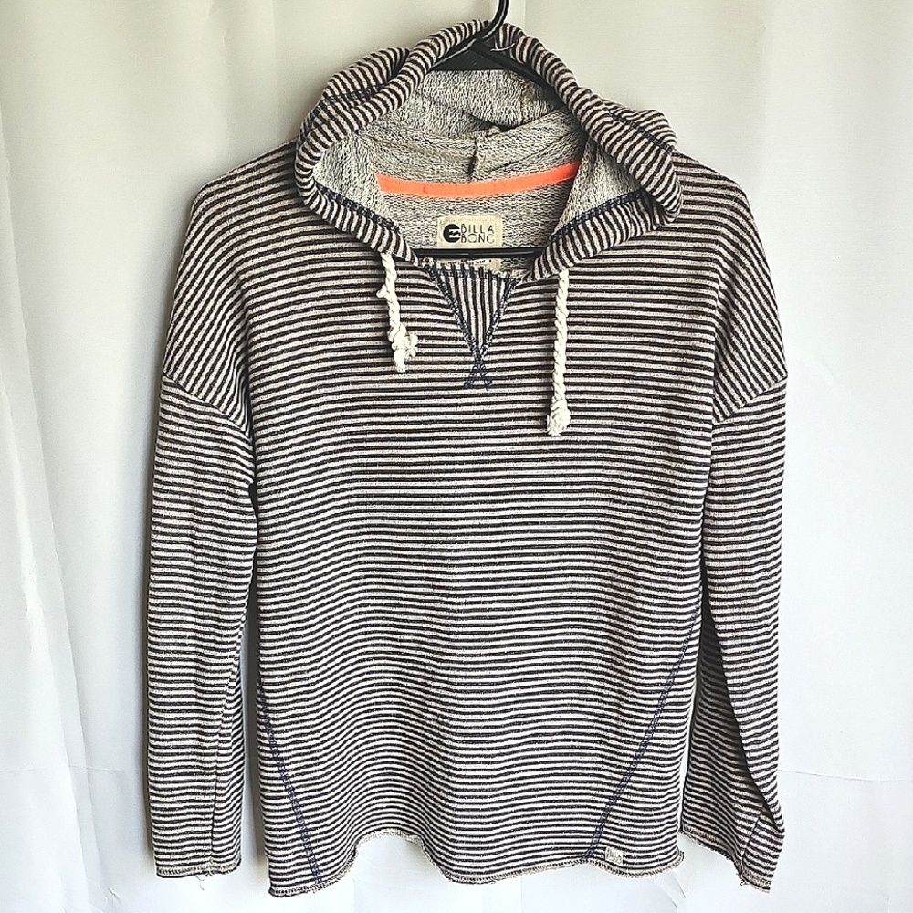 Billabong Striped Hooded Sweatshirt | Size S/P